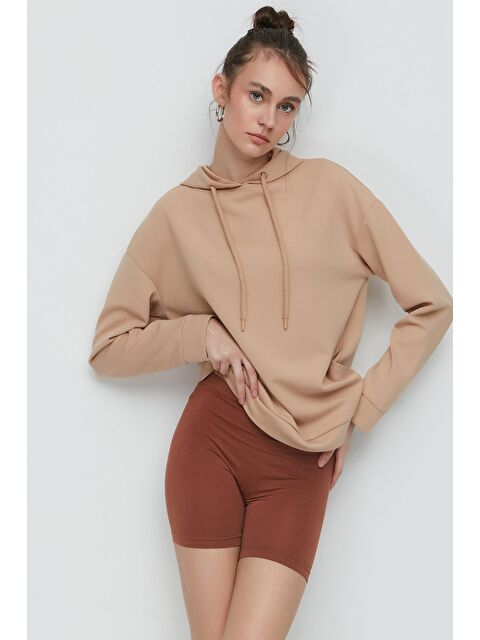 C&City C13003 Kadın Uzun Paçalı Boxer Kahverengi - S000223049-19413