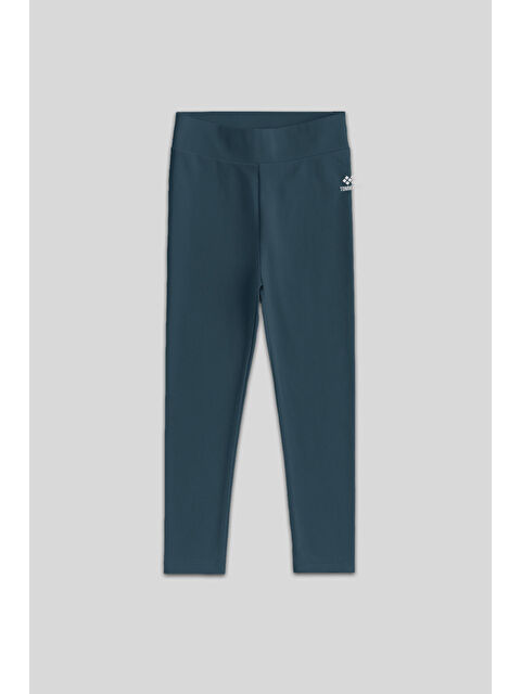 Tommylife Orman Yeşili Yüksek Bel Dar Paça Kız Çocuk Tayt - 75047 - S000232375-20662