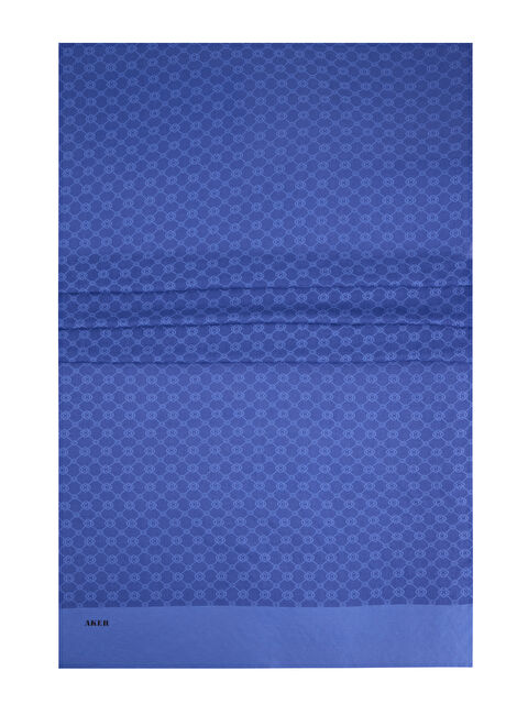 AKER 75X190 Cm 1090100 Elegance Monogram Şal - S000479521-17234
