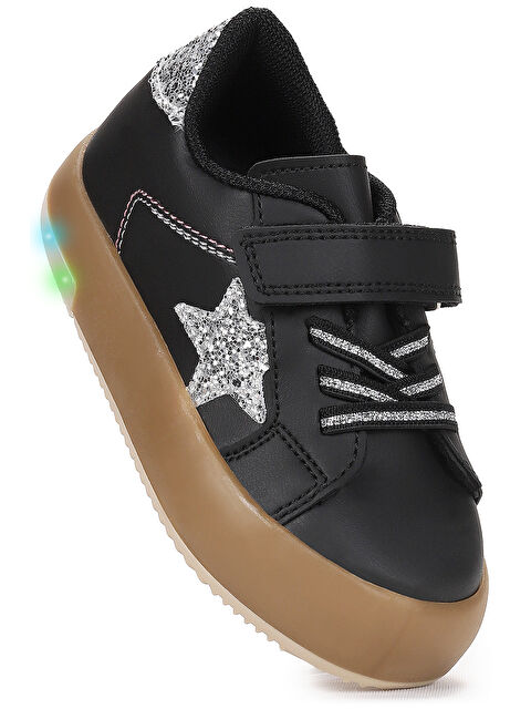 Kiko Kids Rena Günlük Cırtlı Işıklı Kız Bebek Spor Ayakkabı - S000445425-37431