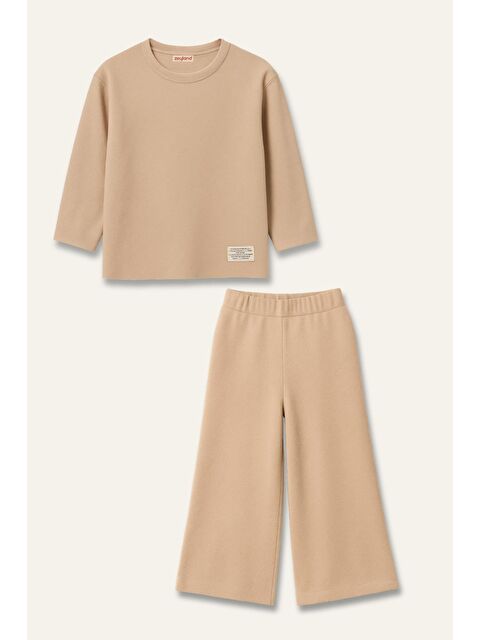 ZEYLAND Unisex Çocuk Yumoş İkili Takım - Bej - S000532612-19928