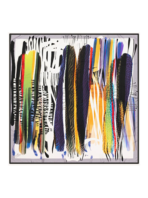 AKER 90X90 Polyester Tivil Eşarp - S000479757-37444