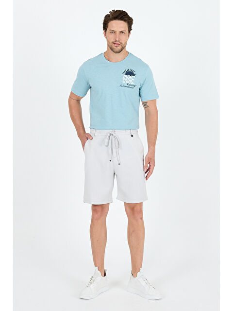 Rodi Erkek Çizgili Cepli Yazlık Şort - Rahat Kalıp Spor ve Günlük Kullanıma Uygun Şort 2314 - S000401053-25636