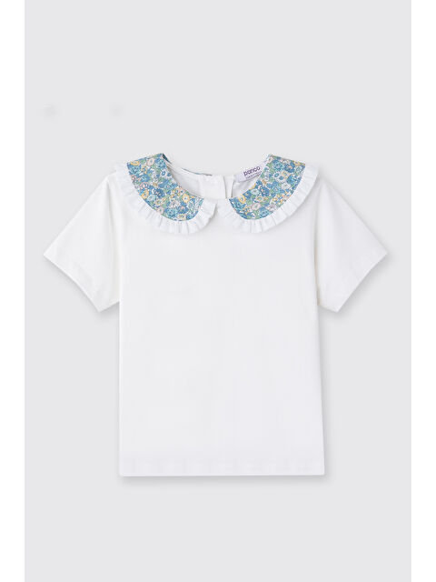 Panço Liberty Kumaş Kısa Kollu Kız Bebek Tişört - S000510570-20063