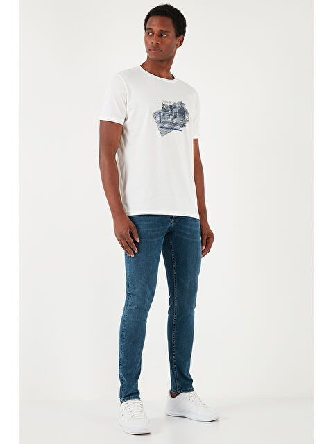 Buratti Streç Pamuklu Slim Fit Normal Bel Dar Paça Erkek Jeans 1131S12NAPOLI - S000291149-20019