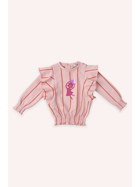 Panço Kız Bebek Pembe Sweatshirt - S000523878-20024