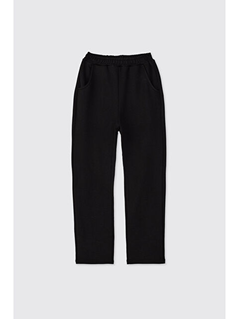 Panço Kız Çocuk Siyah Eşofman Altı - S000510573-19351