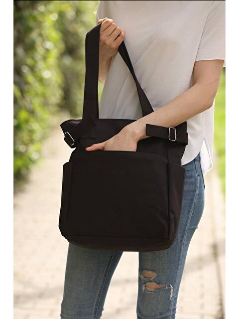 Letoon Günlük Çift Fermuarlı Toka Detaylı Cepli Omuz Çantası - S000269338-19351