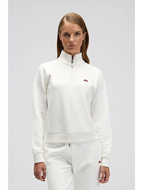 Ellesse Pamuklu Regular Fit Yarım Fermuarlı Dik Yaka Kadın Sweat EF557-OF - S000531207-20063