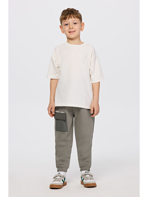 Panço Erkek Çocuk Cepli Antrasit Eşofman Altı - S000510575-29666