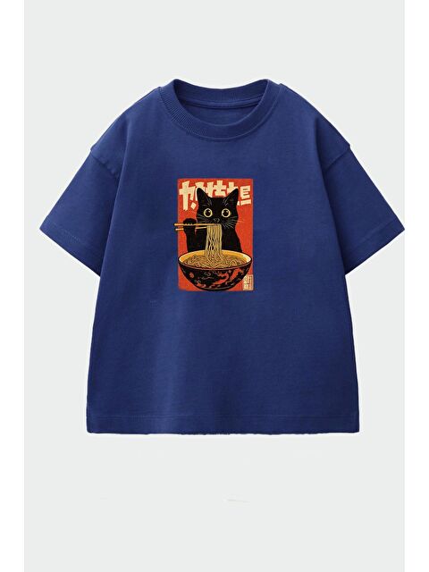 Monila Erkek Çocuk Pamuklu Bisiklet Yaka Baskılı T-Shirt