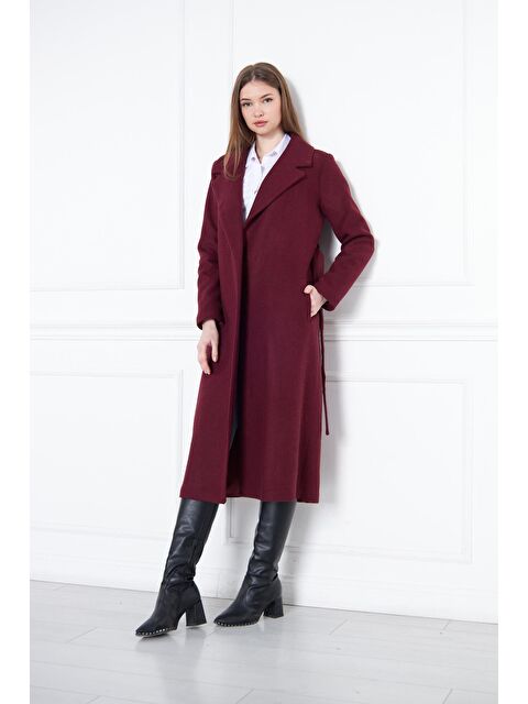 Comstar Kadın Kaşe Kaban Astarlı Kuşaklı - S000210424-18657