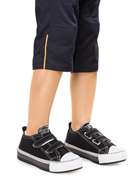 Kiko Kids Linen Cırtlı Erkek Bebek Keten Spor Ayakkabı - S000216437-19351