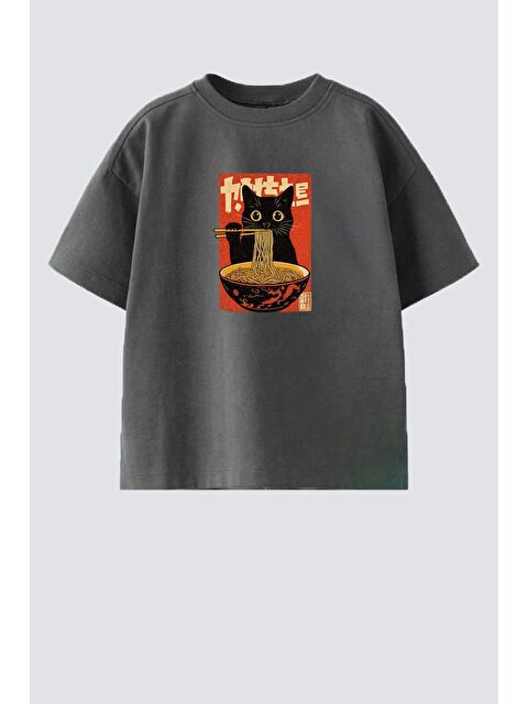 Monila Erkek Çocuk Pamuklu Bisiklet Yaka Baskılı T-Shirt