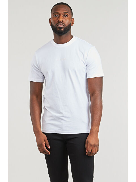 Only&Sons Onslevi %100 Pamuk Relaxed Fit Bisiklet Yaka Logolu Erkek Tişört 22028147 - S000355582-20063