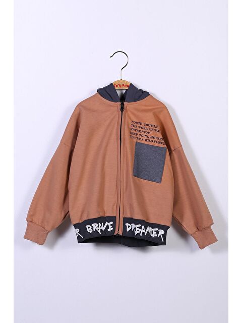 ZEYLAND Kız Çocuk Kapüşonlu Fermuarlı Sweatshirt - S000367111-20024
