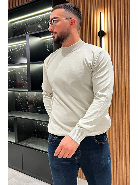 Mishar İtalia Erkek Yarım Balıkçı Triko Kazak - S000338128-25636