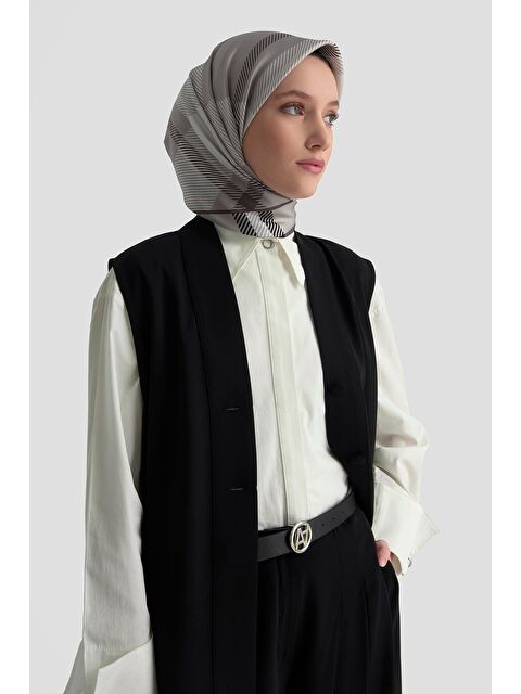 ARMİNE Asimetrik Yelek 25K4801 Siyah - S000489787-19351