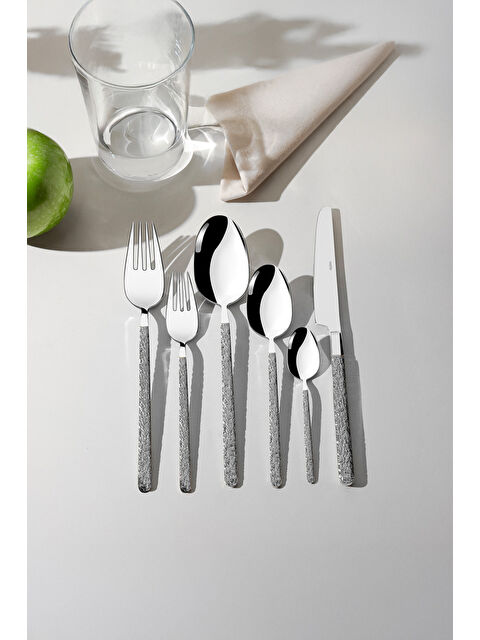 Nehir Lyon Saten 6 Kişilik 36 Parça Kutulu Çatal Kaşık Bıçak Takımı - S000513815-18105