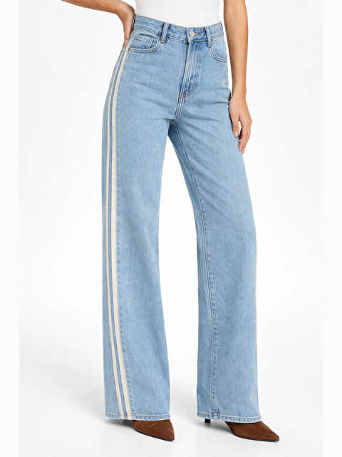 Casabony Wide Leg Yüksek Bel Geniş Paça Kadın Jeans