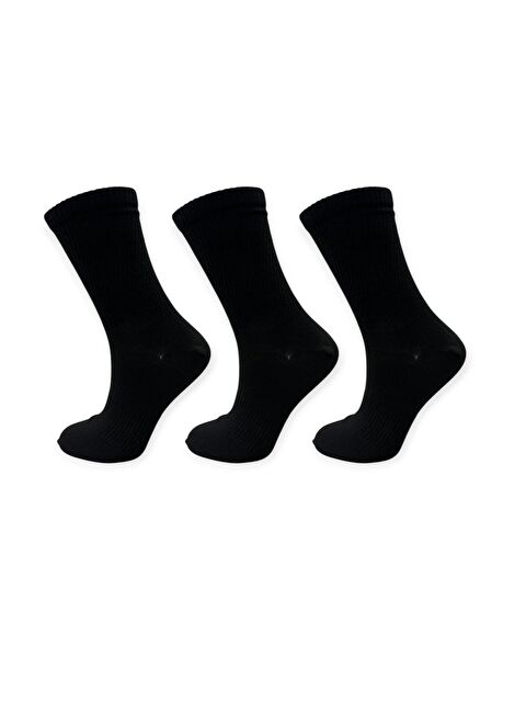 Dündar Siyah Erkek Spor Soket Çorap 3'Lü - S000333055-19351