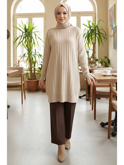 Tofisa Fitili Tiiko Tunik Bej - 28080-BEJ - S000488869-19928