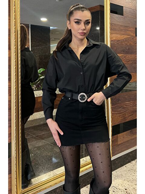 Gülseli Kadın Salaş Basic Gömlek - S000299710-19351