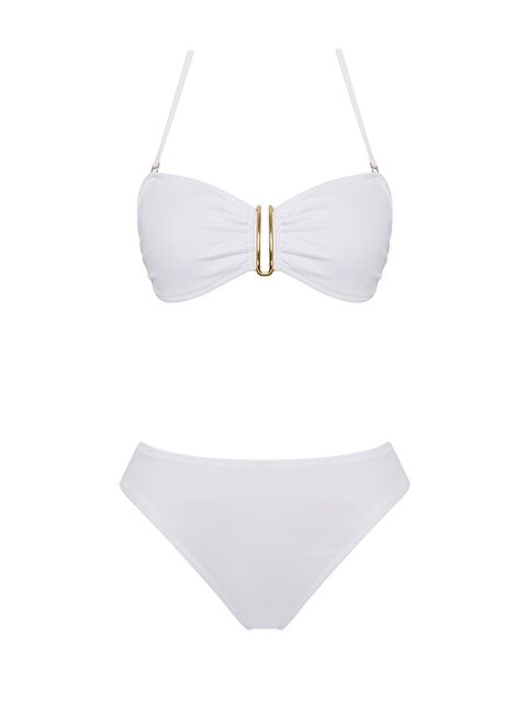 Sailor Moda Aksesuarlı Brezilya Bikini Takım - S000155278-20063
