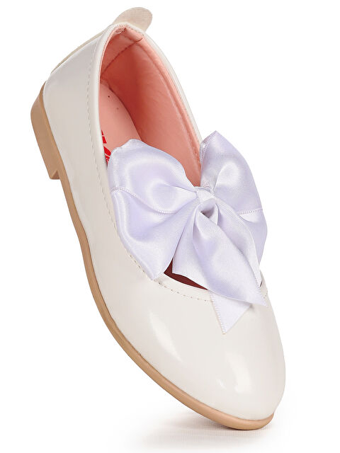 Kiko Kids Tari Rugan Fiyonk Lastikli Kız Çocuk Babet Ayakkabı - S000342937-20063