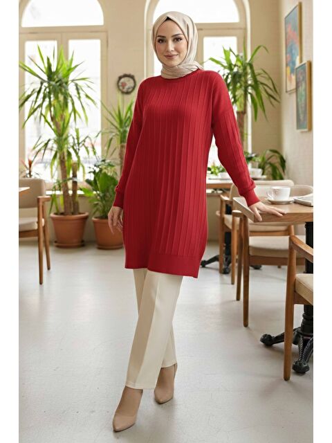 Tofisa Fitili Tiiko Tunik Kirmizi - 28080-KIRMIZI - S000488869-20045