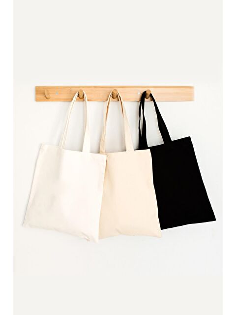 Bagg Üç Renk Bez Çanta - S000157613-10231