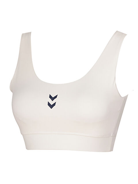 Hummel Bra Sajar Kadın Ekru Yuvarlak Yaka Atlet - S000504723-19965