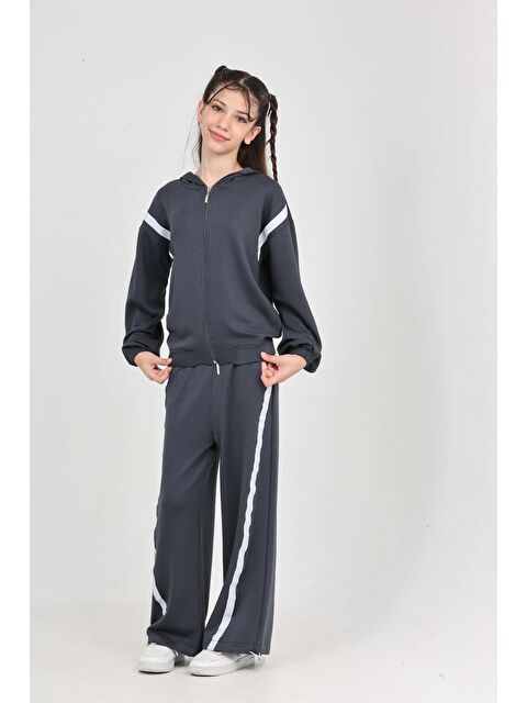 Toontoykids Kız Çocuk Şerit Detaylı Eşofman Takım - S000421752-29666