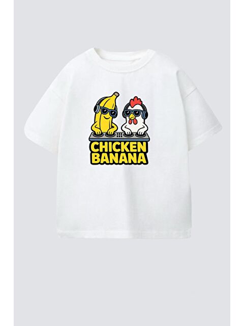 Monila Erkek Çocuk Pamuklu Bisiklet Yaka Baskılı T-Shirt