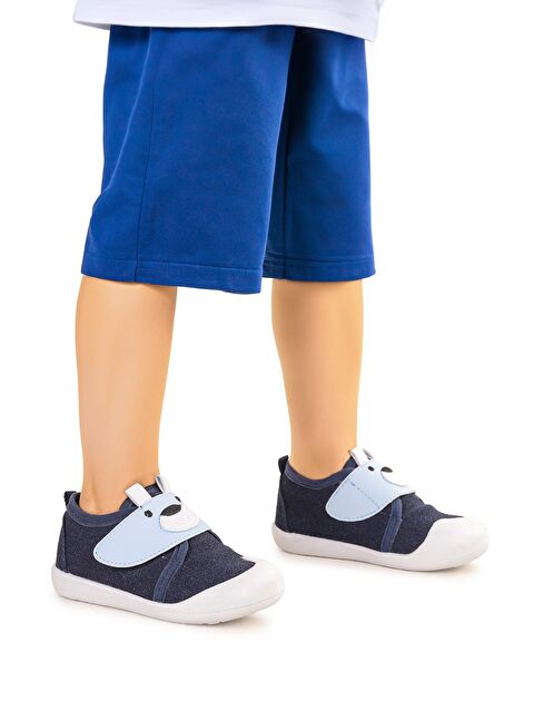 Kiko Kids Winni Cırtlı Erkek Bebek İlk Adım Panduf Ayakkabı - S000218667-21164