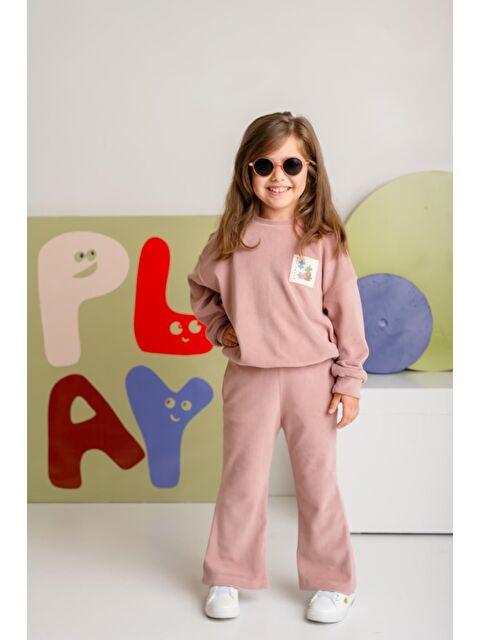 ZEYLAND Kız Çocuk Polar İkili Takım - Pembe