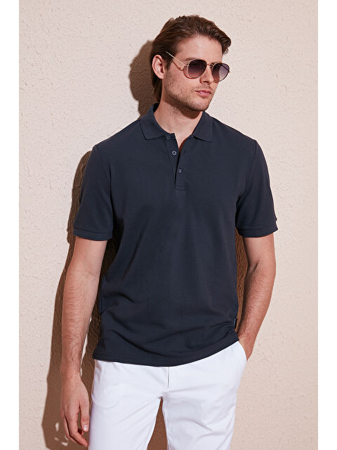 Buratti %100 Pamuk Regular Fit Düğmeli Erkek Polo Yaka Tişört 5902127 - S000001161-29666