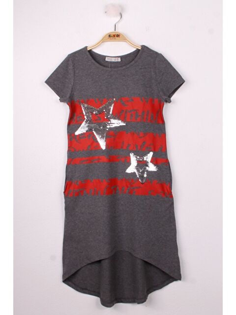 Toontoykids Kız Çocuk Yıldız Pullu Elbise - S000254175-29666
