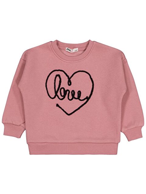 Civil Girls Kalpli Love Nakışlı 2-5 Yaş Eşofman Takımı - S000467805-20024