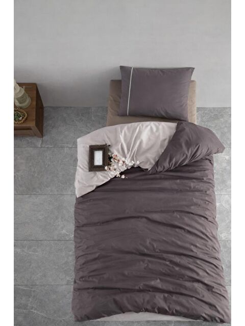 Çeyiz Diyarı Damascus %100 Pamuklu Çift Taraflı Tek Kişilik Nevresim Takımı - S000501155-23173