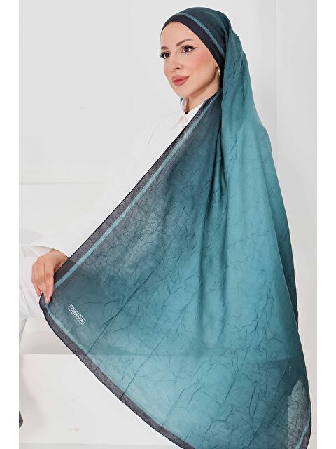 Tofisa Soft Degrade Bambu Crash Şal Petrol - 27915-PETROL - S000463720-20019