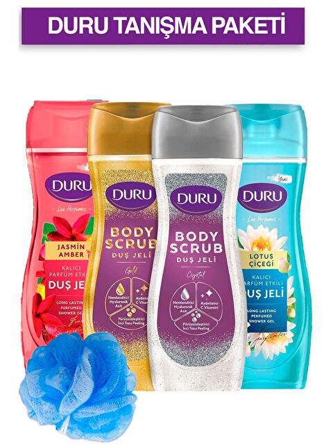 Duru Tanışma Paketi (Scrub Crystal,Scrub Gold,Jasmin Amber,Lotus Çiçeği) - S000335004-27599