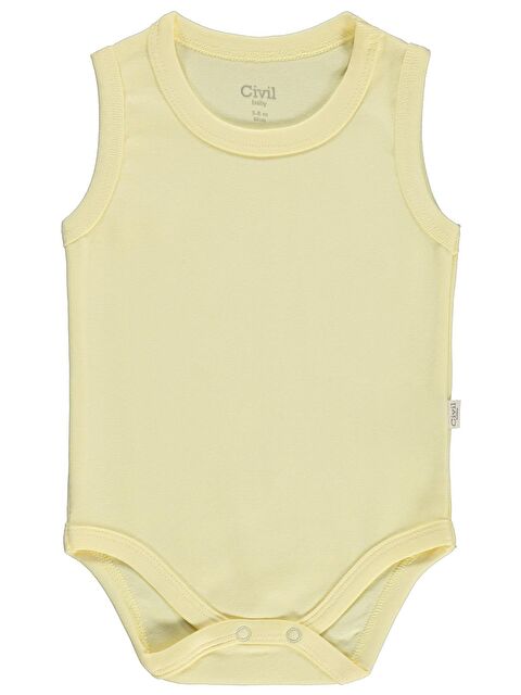 Civil Baby Düz Renkli 3-36 Ay Çıtçıtlı Badi - Sarı 2-3 Yaş - S000496882-20072