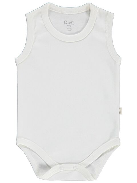 Civil Baby Düz Renkli 3-36 Ay Çıtçıtlı Badi - Ekru 2-3 Yaş - S000496882-19965