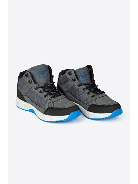 Letoon Yuvarlak Burunlu Bağcıklı Spor Tabanlı Erkek Bilek Bot - S000125164-33408