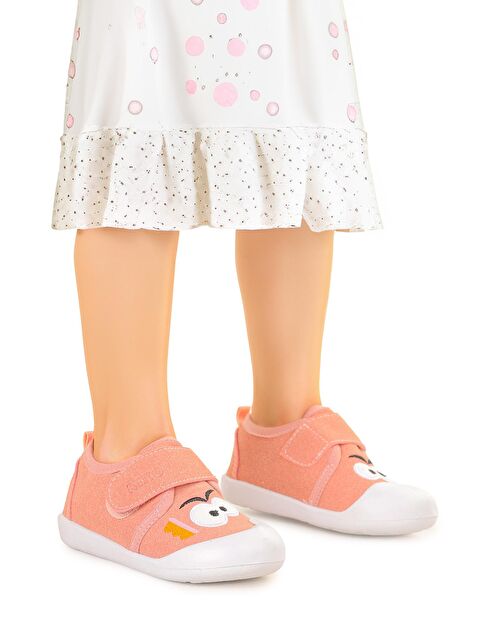 Kiko Kids Cookie Cırtlı Kız Bebek İlk Adım Panduf Ayakkabı - S000218668-23490