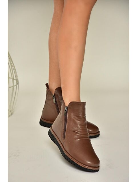 Fox Shoes T5553663 Kahverengi Kadın Bot - S000285834-19413