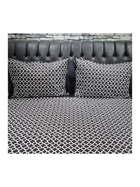 Çeyiz Diyarı Elips Çift Kişilik Nevresim Takımı Siyah - S000493206-19351