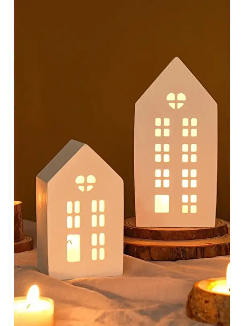 Havalı Tasarım 2'li Ev Mumluk - S000323128-20063