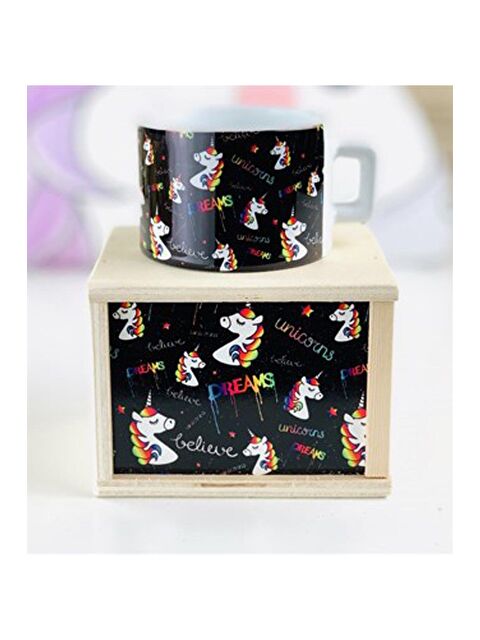 Bam Hediyelik Eşya Ahşap Kutusunda  Tasarımlı Kupa Bardak - S000290453-23173